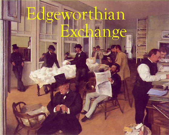 Degas's  "The Cotton Exchange in New Orleans" (1873)
