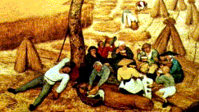 Brueghel's harvesters