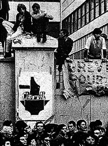 Crushing Capital -- striking Renault workers, Paris, 1968