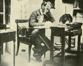 Carlyle in his study