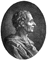 Portrait of Montesquieu