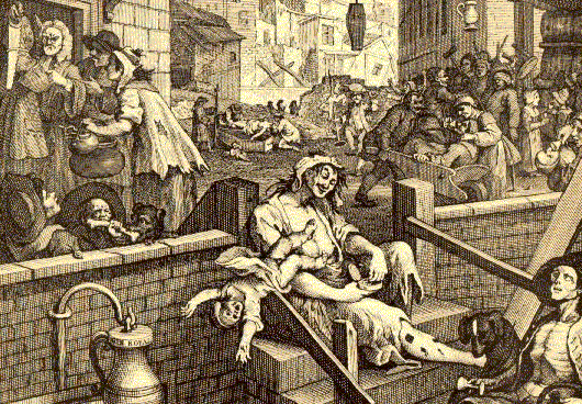  Hogarth's "Gin Lane"